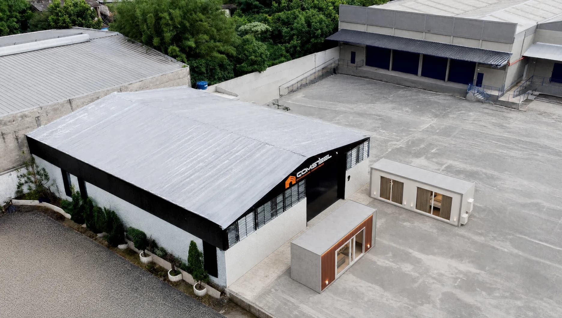 Showroom da fábrica da Comsteel em Novo Hamburgo